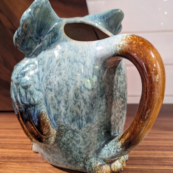 Vintage owl water pitcher - Picture 2 of 9